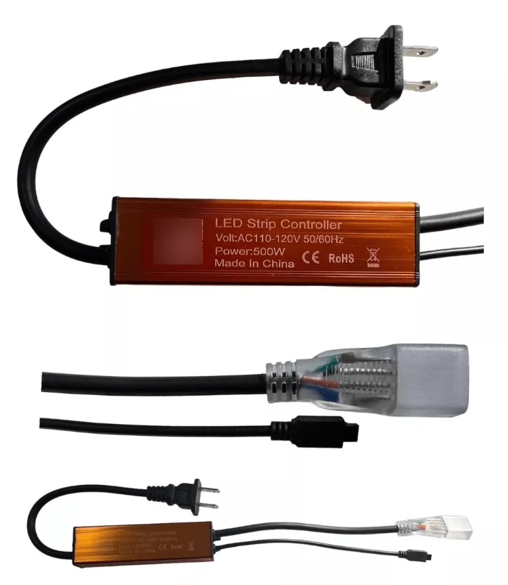 Pack 2 Controles Remoto Manguera Rgb 220v Bluetooth 10mm-2