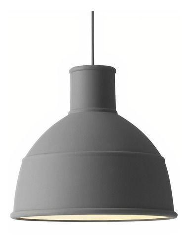 Lámpara Colgante Gris Con Soquete Plástico-0