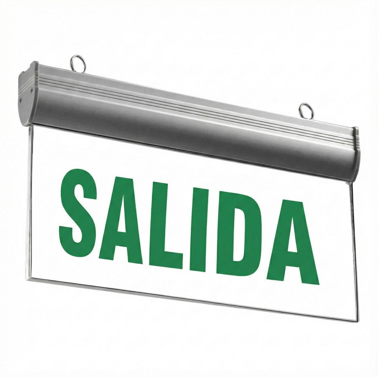 Se aletica de emergencia 3W con Logo Salida Adhesivo-2