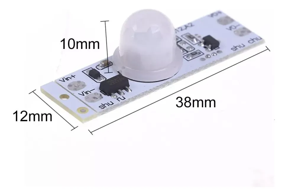 6 Sensores de Movimiento Presencia Placa Mini 12V Max 25W-2