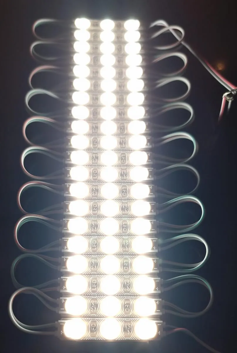 Pack 200 Modulos Led 12v 1 2w 2835 61x14mm Luz Neutra-3