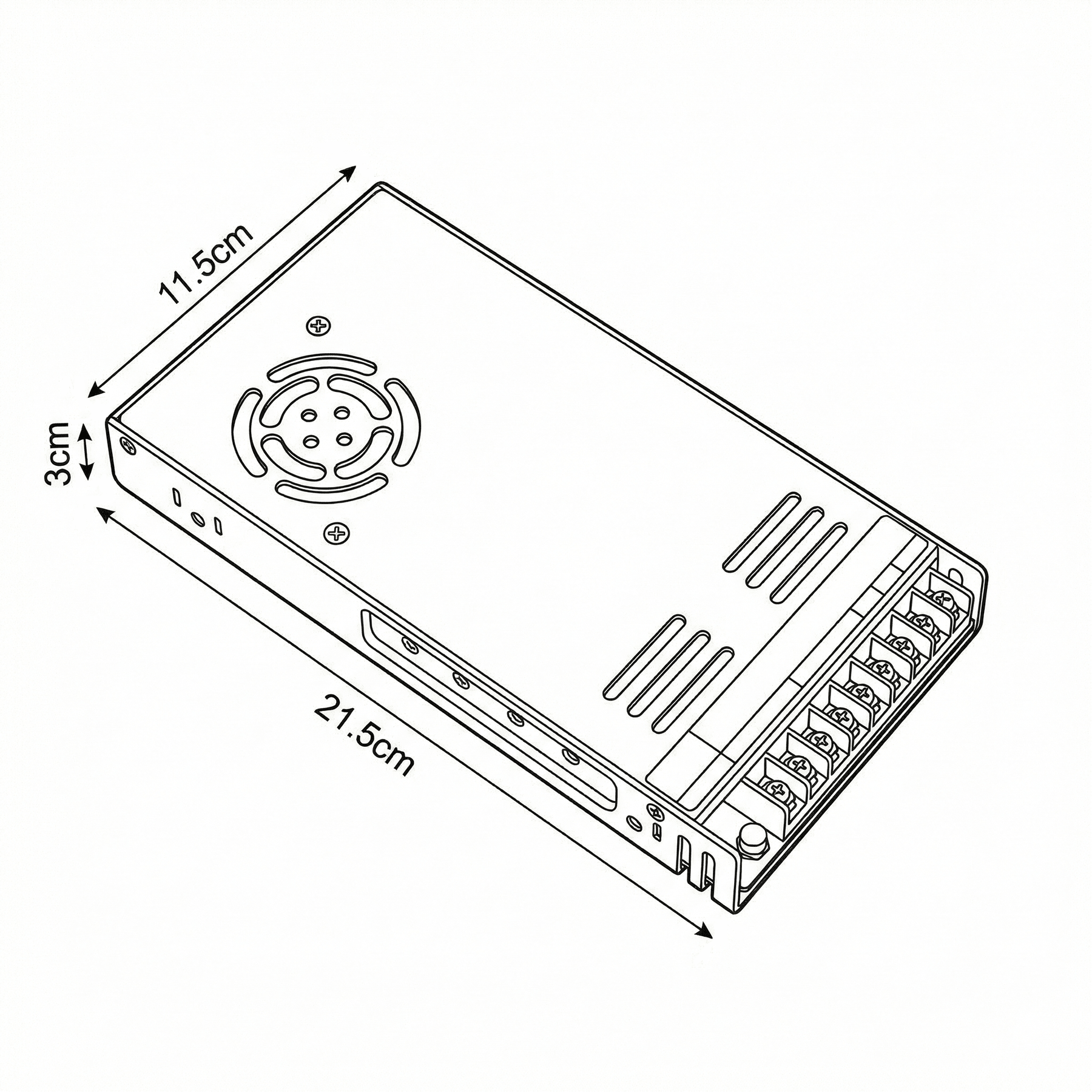 Fuente de Poder 24V 14.6A 350W LRS-350-24-1