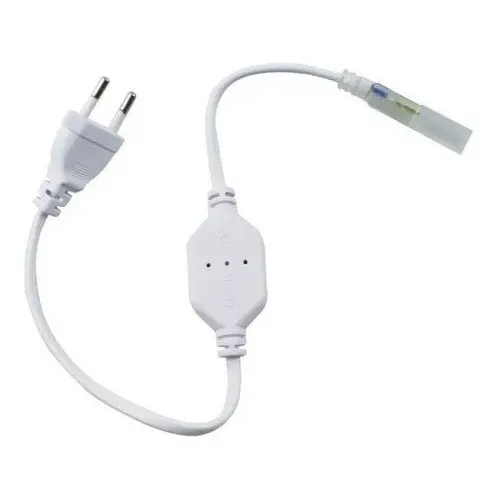 Cinta Led 220V Simple Rojo 100mts Con Adaptador-3