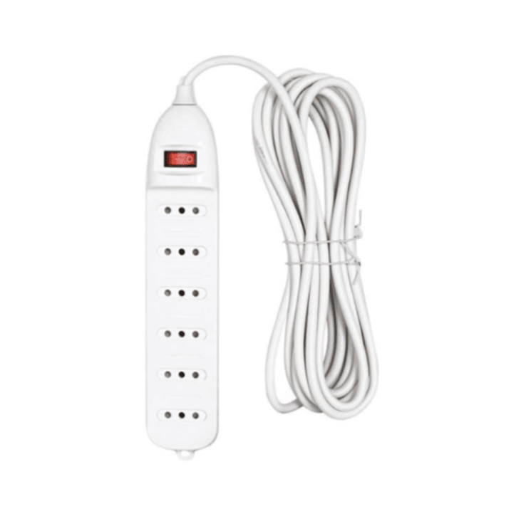Alargador 1.5mt 6 enchufes Interruptor Protección Infantil SEC-0
