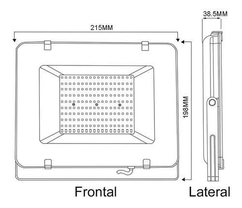 Foco Proyector De Área Led Thin Light 100w Smd 3000k-1