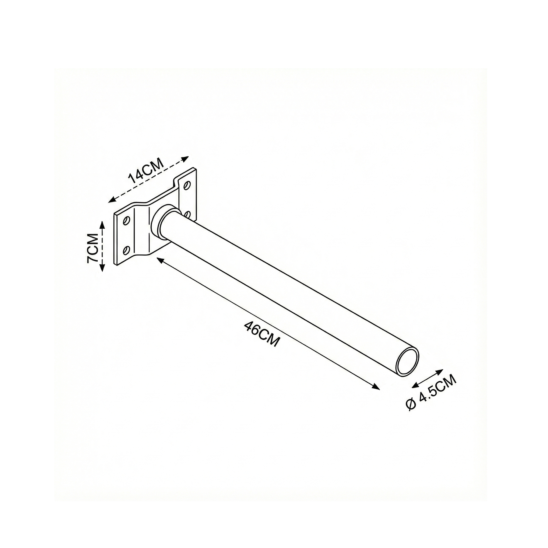 Luminaria Publica Solar 3000Lum Luz Fria con Sensor Brazo-5