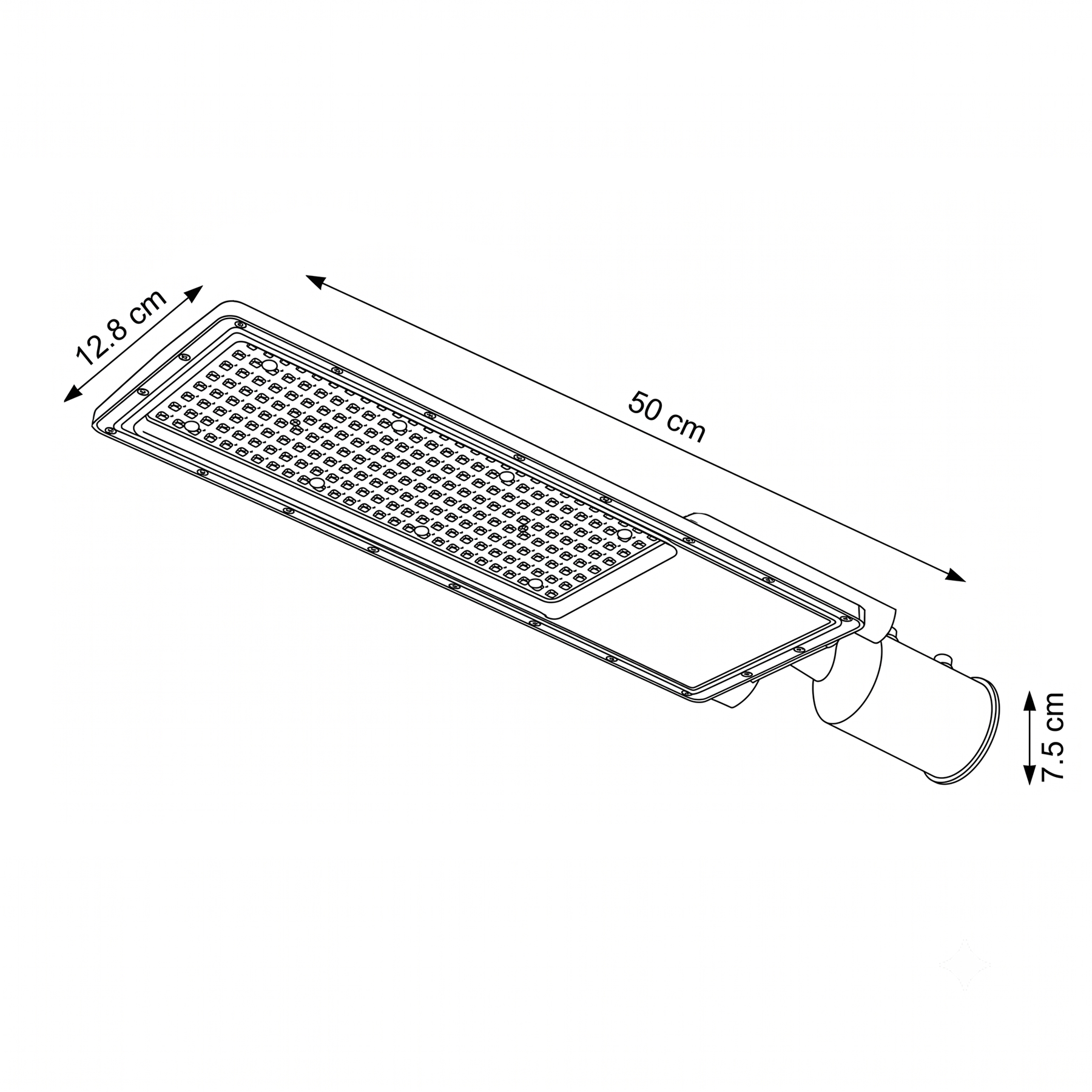 Luminaria Publica Eco PubStreet 150W 5500K Fria SEC-2