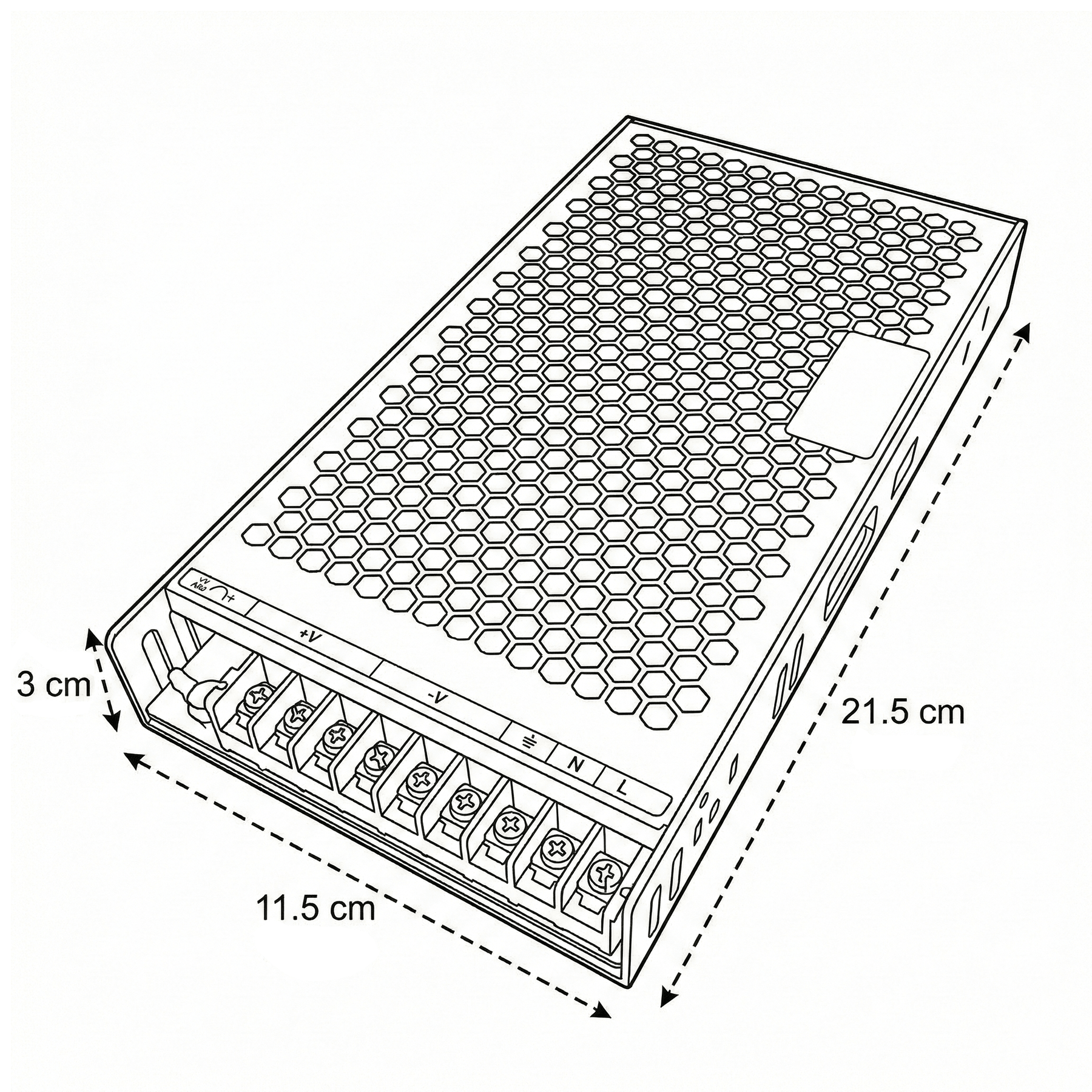 Fuente de Poder Mean Well 5V 40A 200W LRS-200-5-1