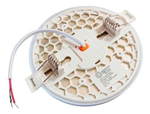 Panel Led 18w Redondo Embutido Libre Calado 3000k Luz Cálida-2
