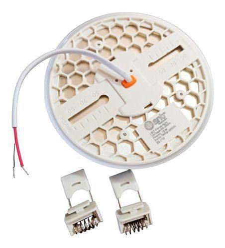 Panel Led 18w Redondo Embutido Libre Calado 3000k Luz Cálida-1