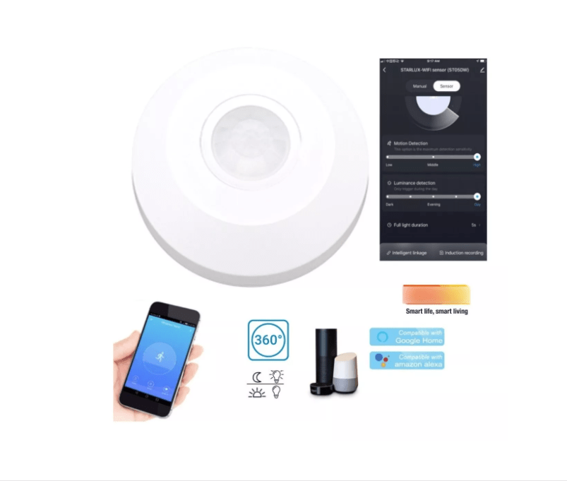 Sensor De Movimiento Smart Wifi Sobrepuesto IP20 220V-2