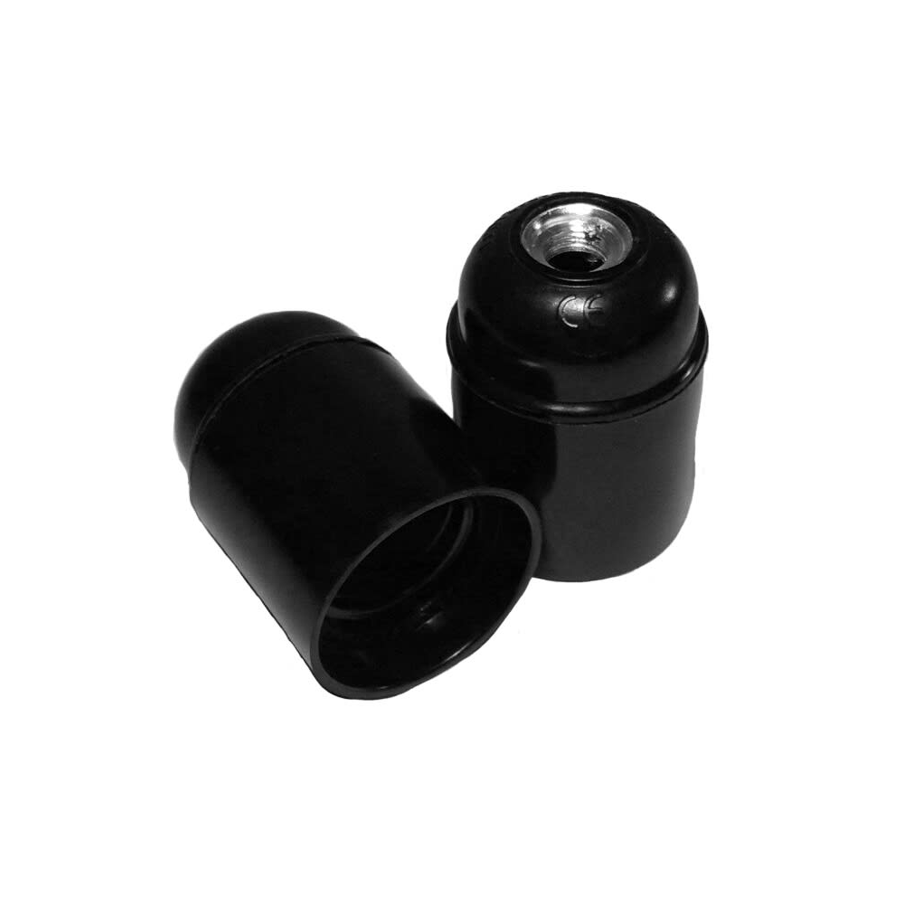 Soquete Porta Lampara Negro E27-0