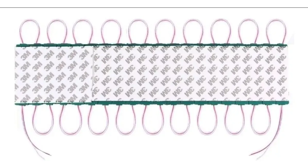 Pack 200 MOdulos Led 12v 1 2w 2835 61x14mm Verde-4