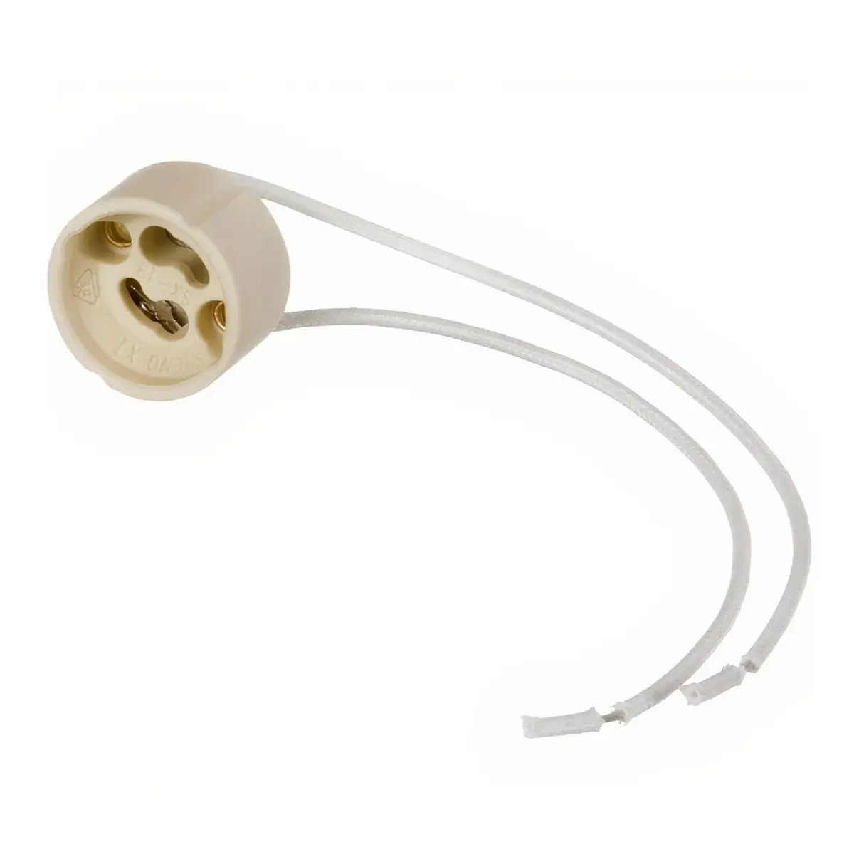 Pack 10 Porta Gu10 220v Ip20 Blanco-2