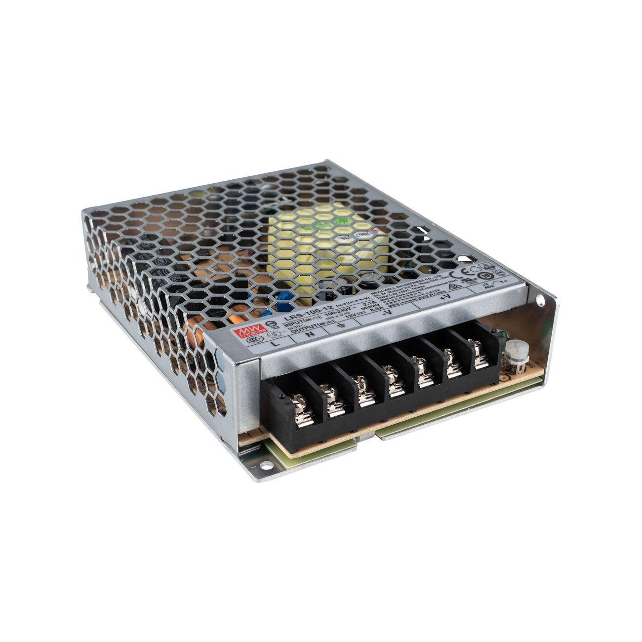 Fuente de Poder Mean Well 12V 8.5A 100W IP20-0