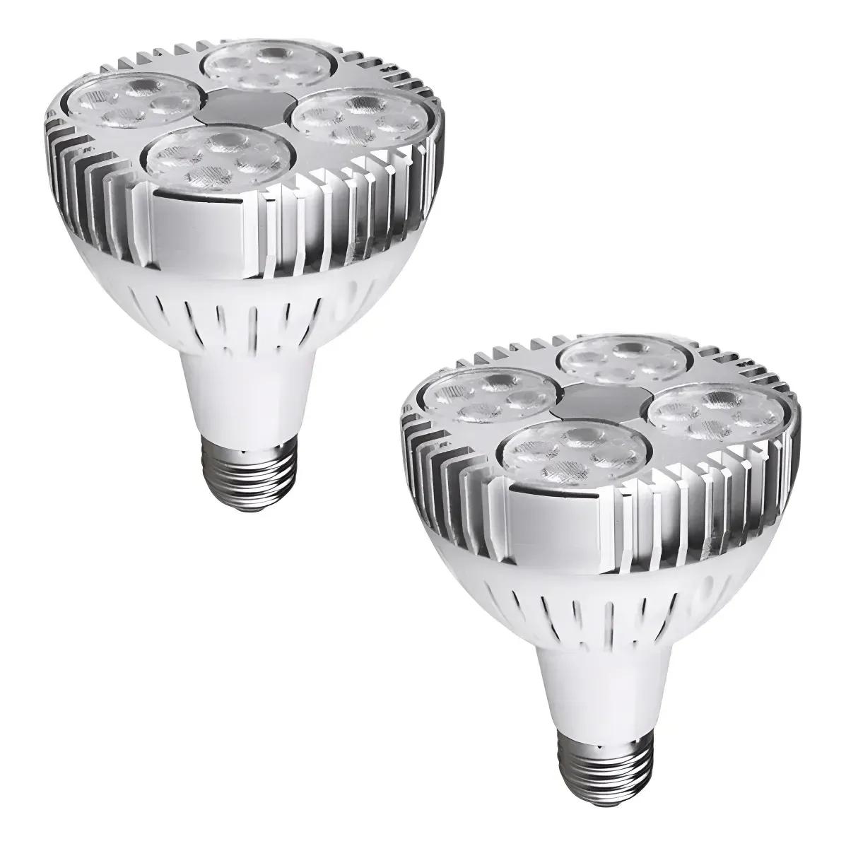Pack 2 Ampolletas E27 Par30 30w 3000k Luz Cálida-0