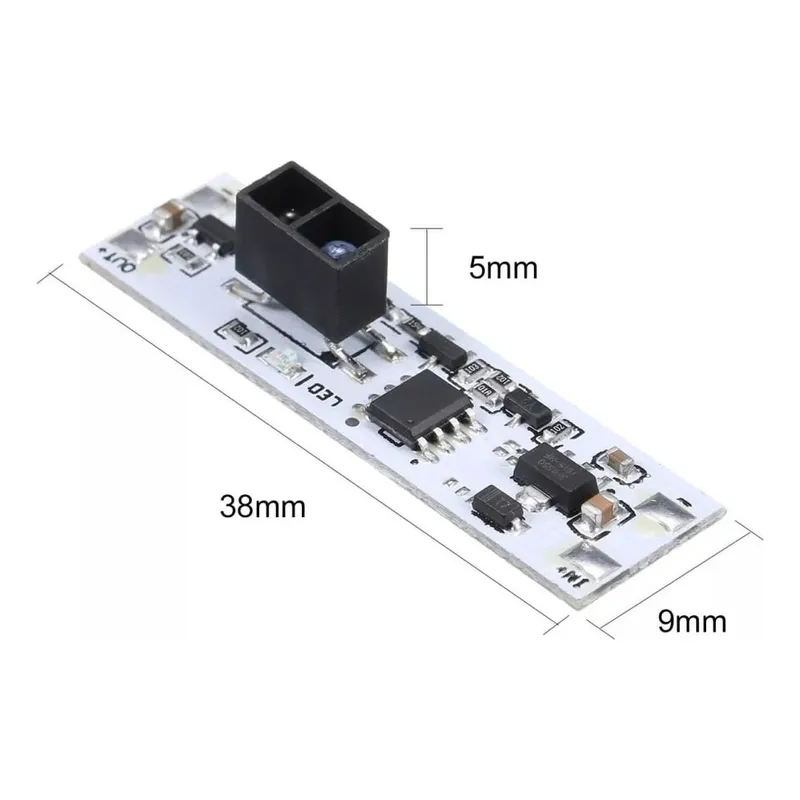 Pack 6 Sensores de Movimiento Mano Placa Mini 12v-2