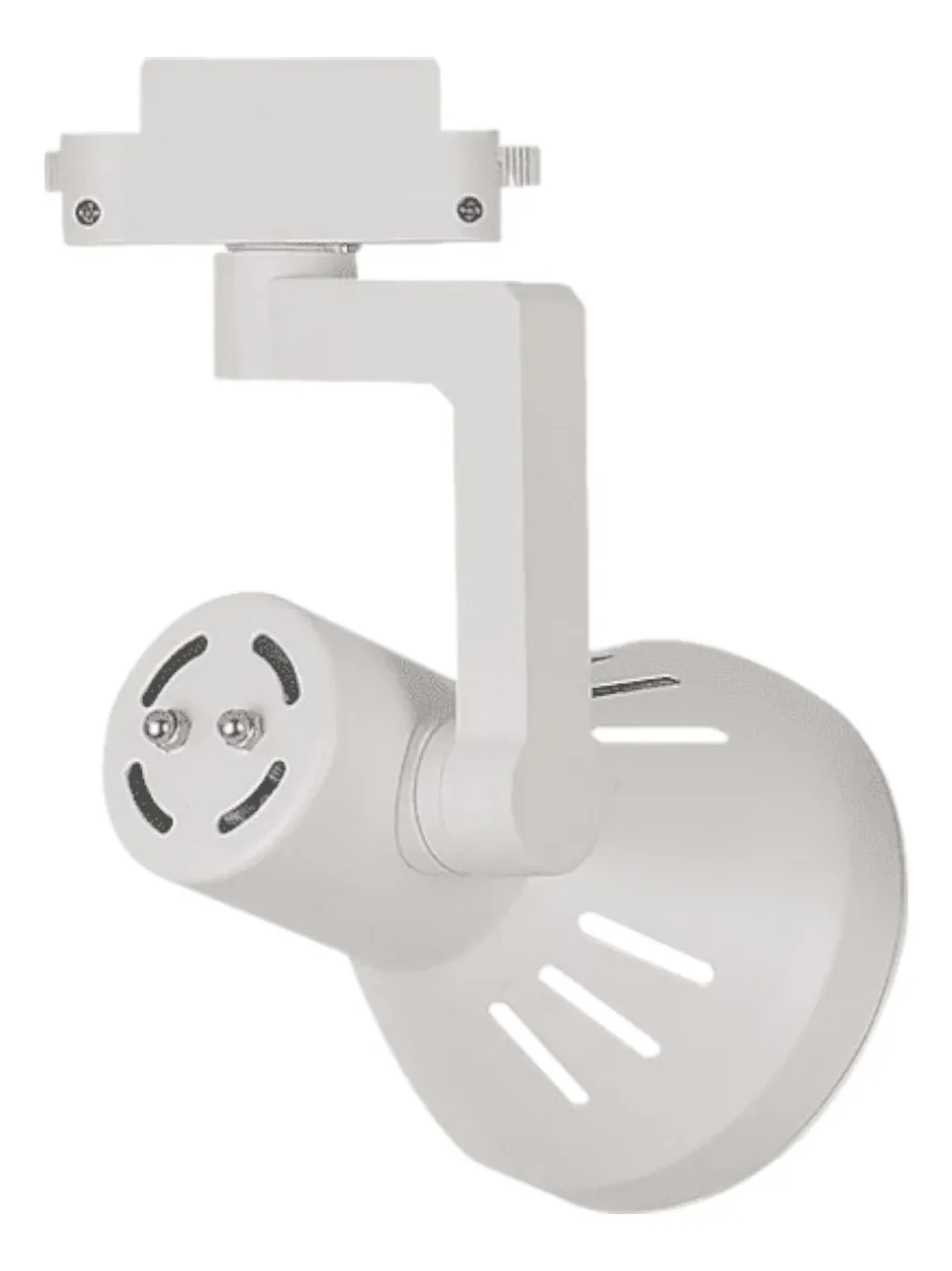 3 Foco Riel Monofasico Par30 Blanco 30W Luz Neutra-4