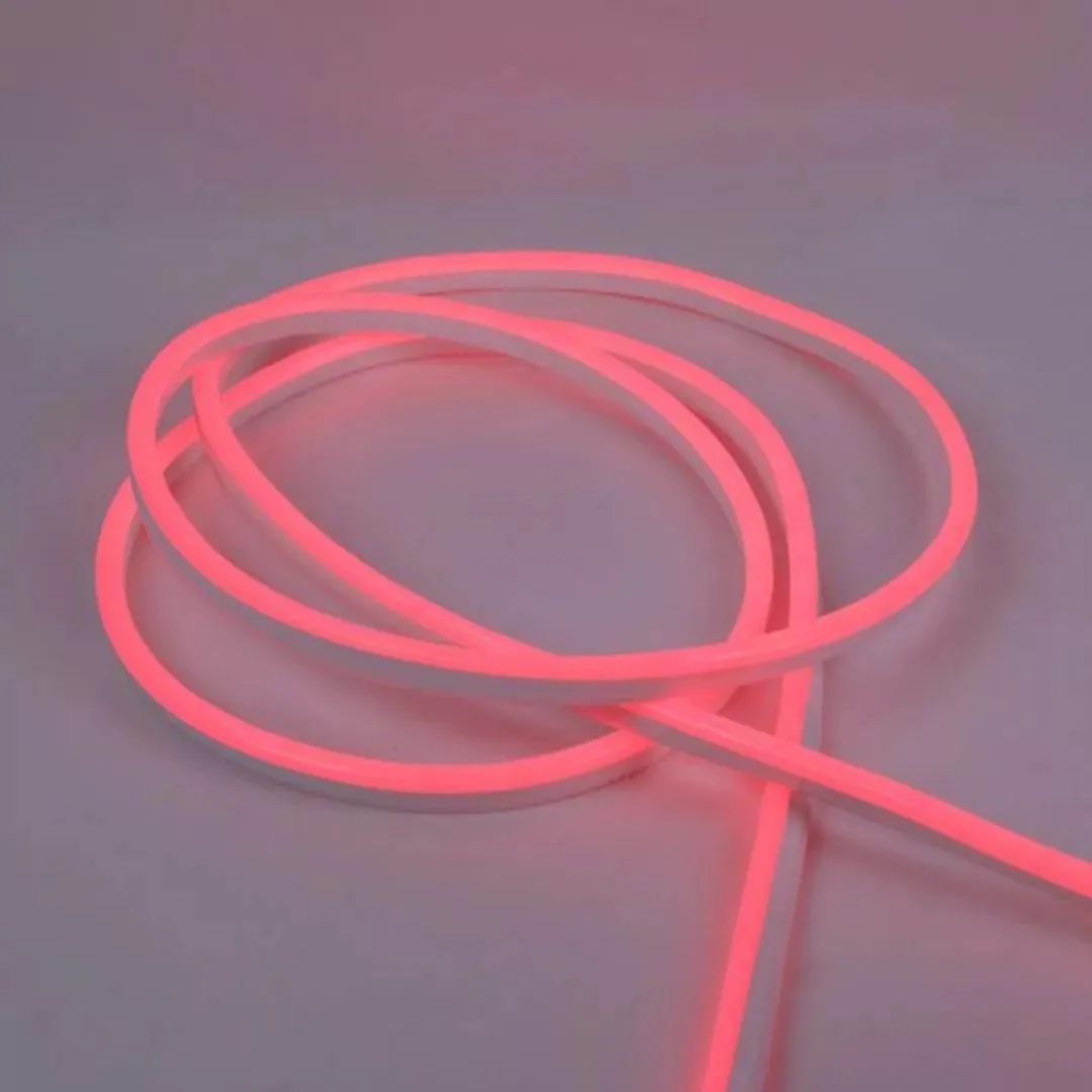 Cinta Led Neon 220V Rojo 100mts Con Adaptador-3