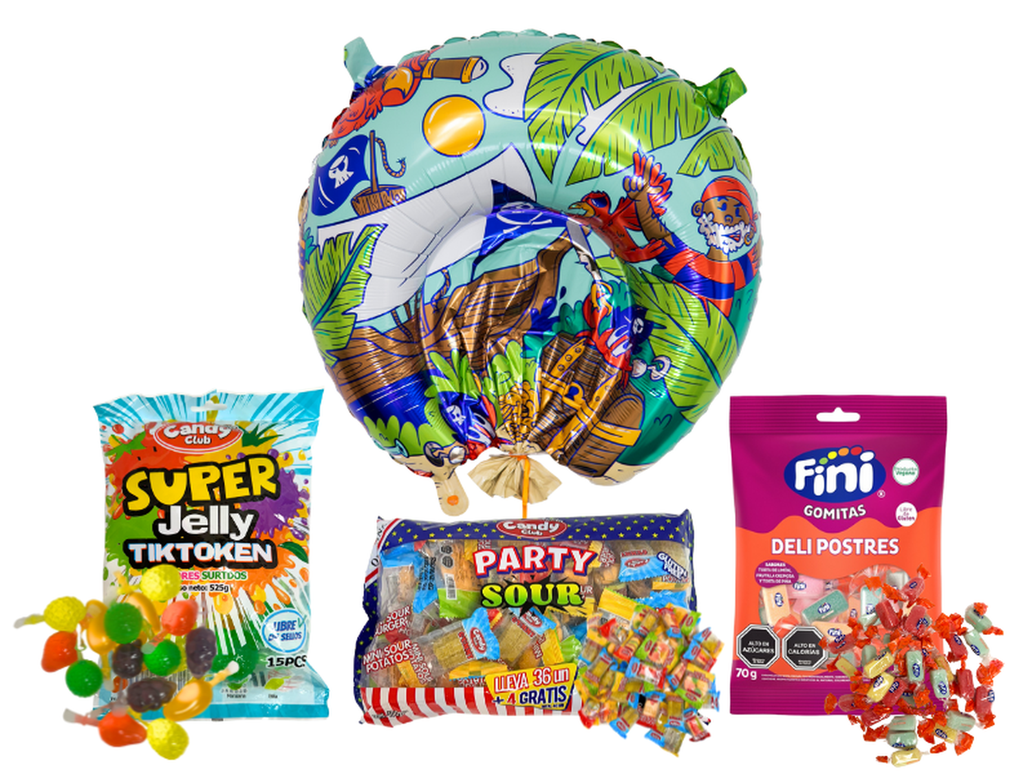 Piñata Piratas + Dulces Virales-0