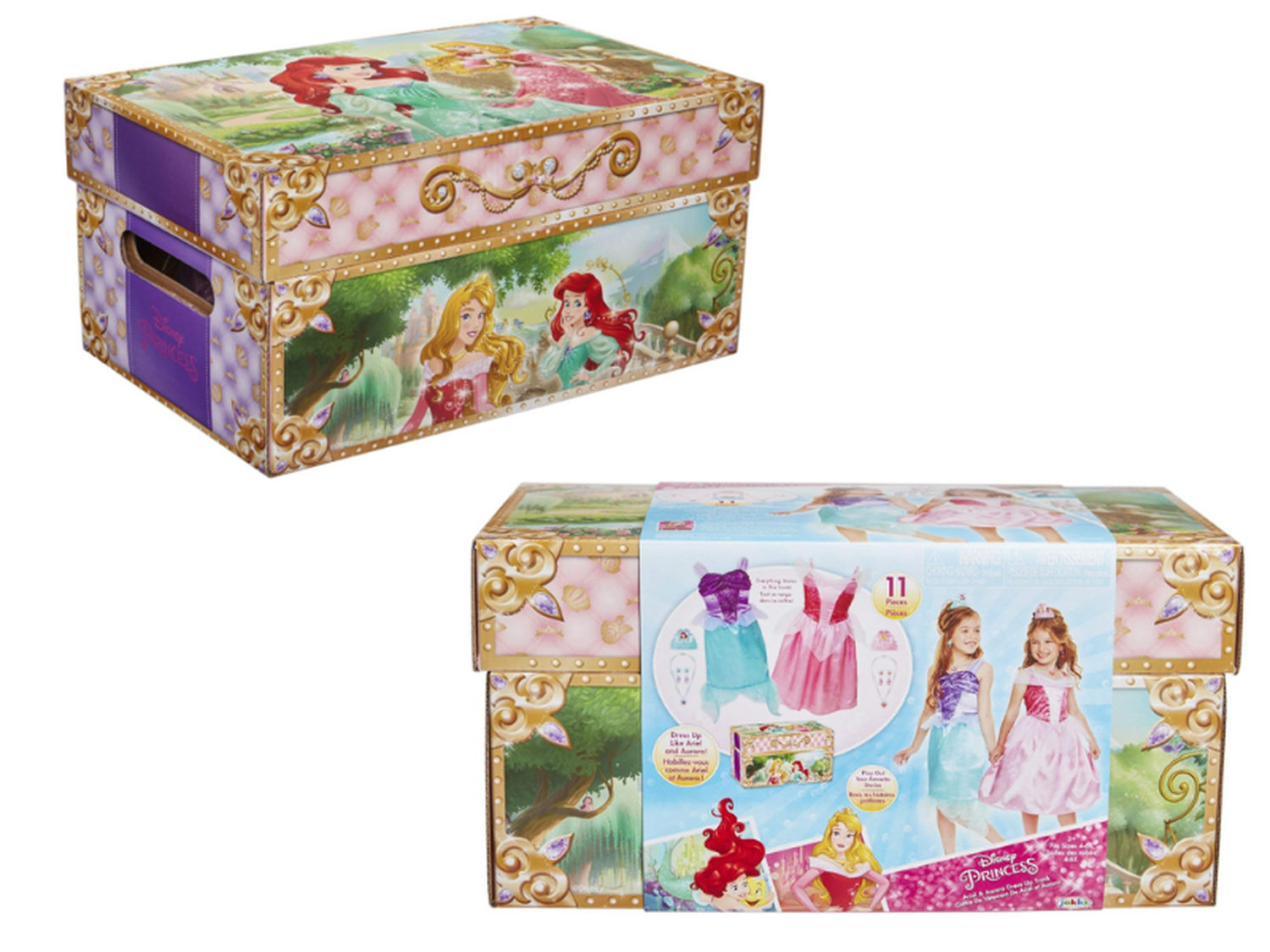 Baúl Princesas: Disfraces Y Accesorios De Ariel e Aurora-4