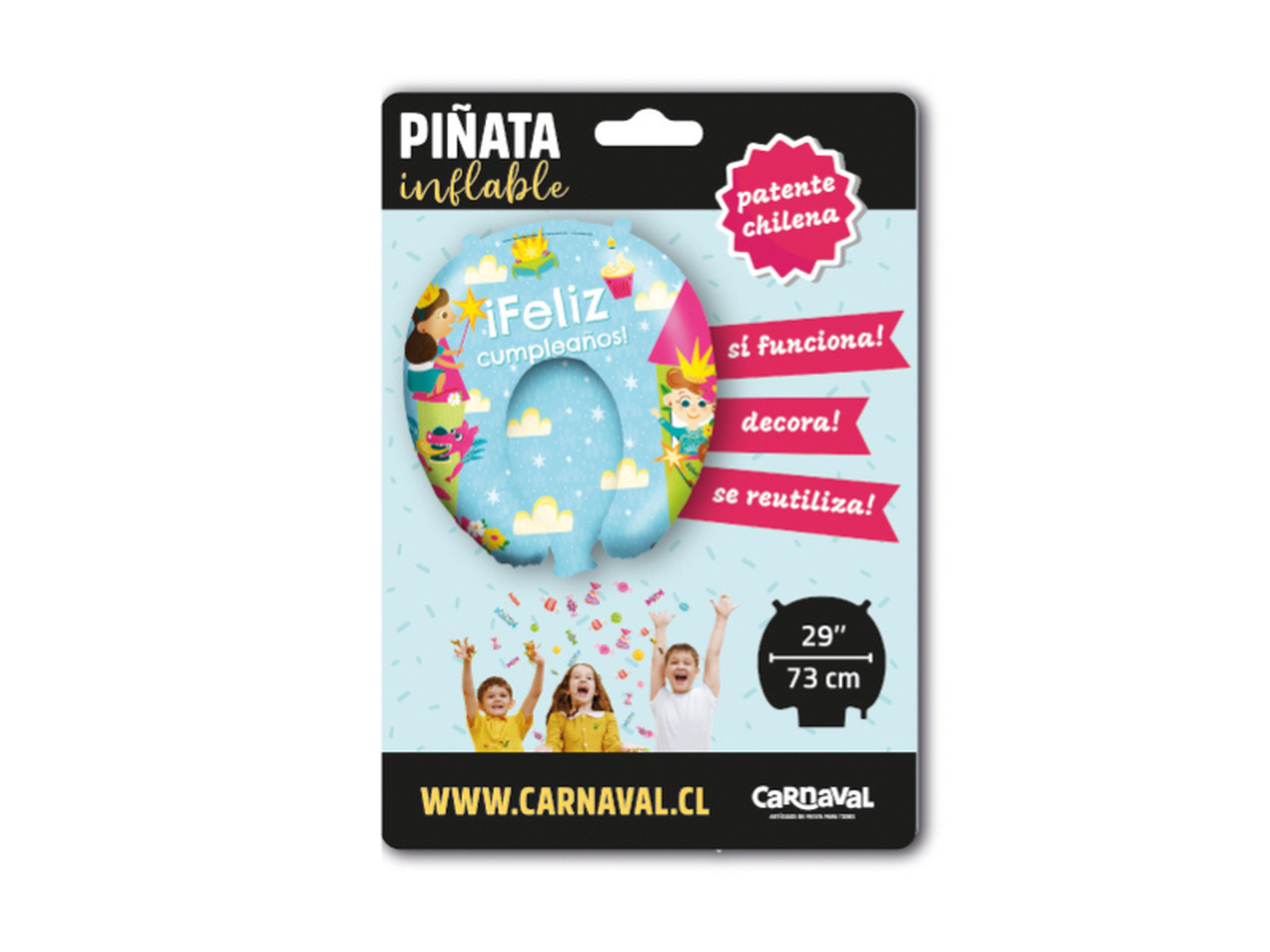 Piñata Inflable Princesas + Dulces Virales-1