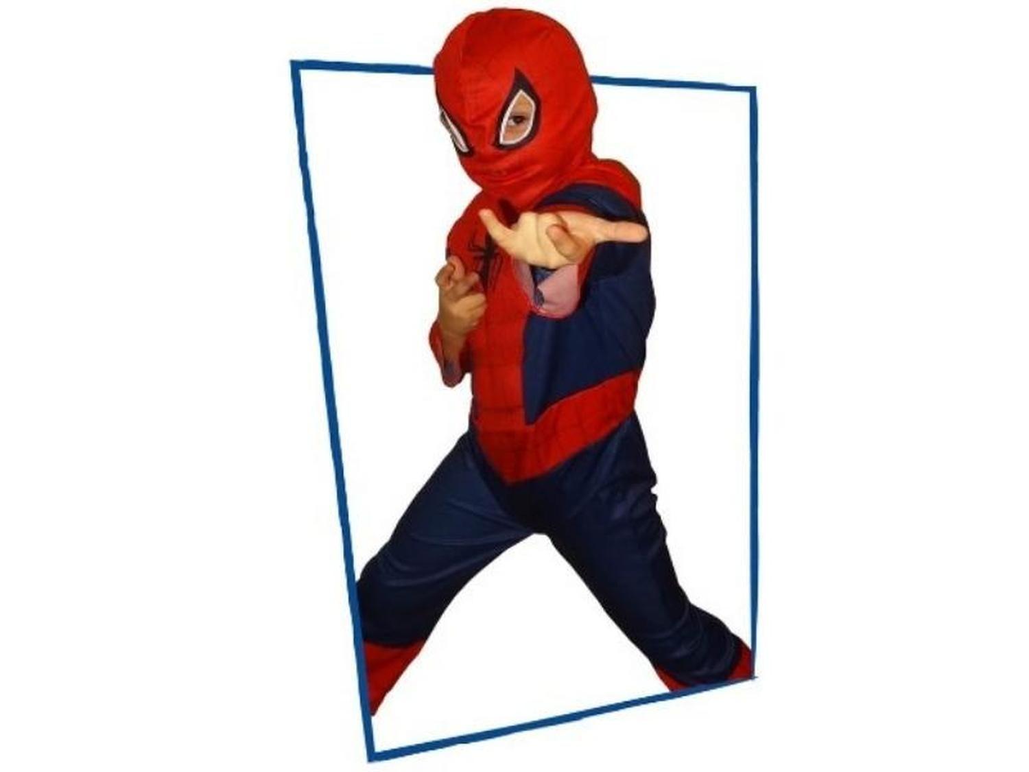 DISFRAZ BASICO 6 -7 AÑOS SPIDERMAN MARVEL-1