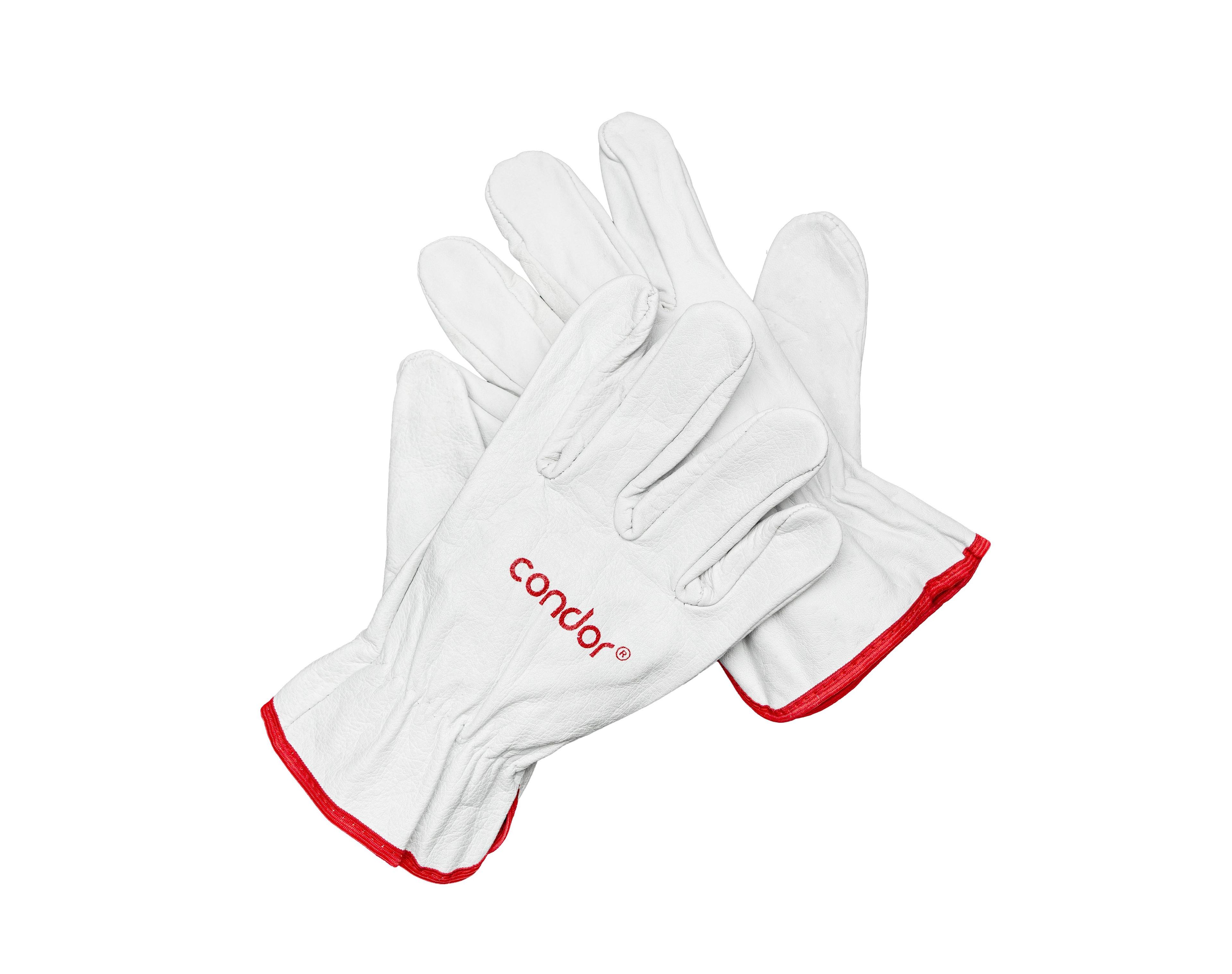 Guante de Cuero Cabritilla Natural Sin Forro-1