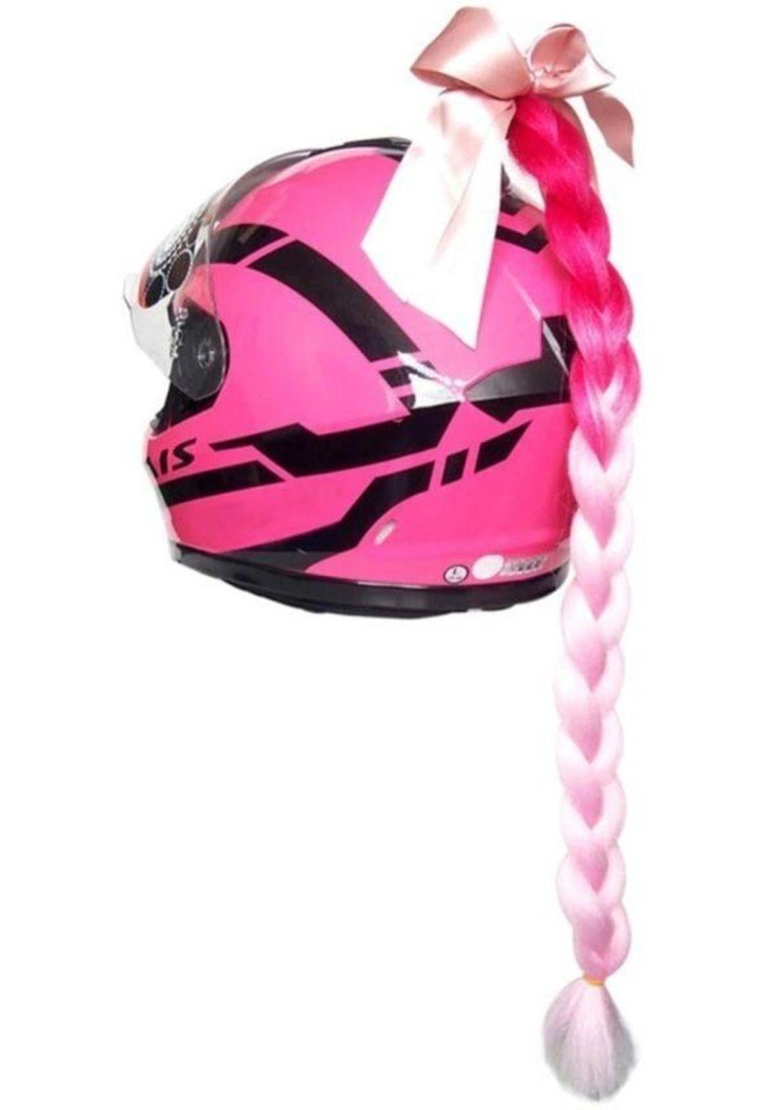 Trenza Para Casco De Moto-1