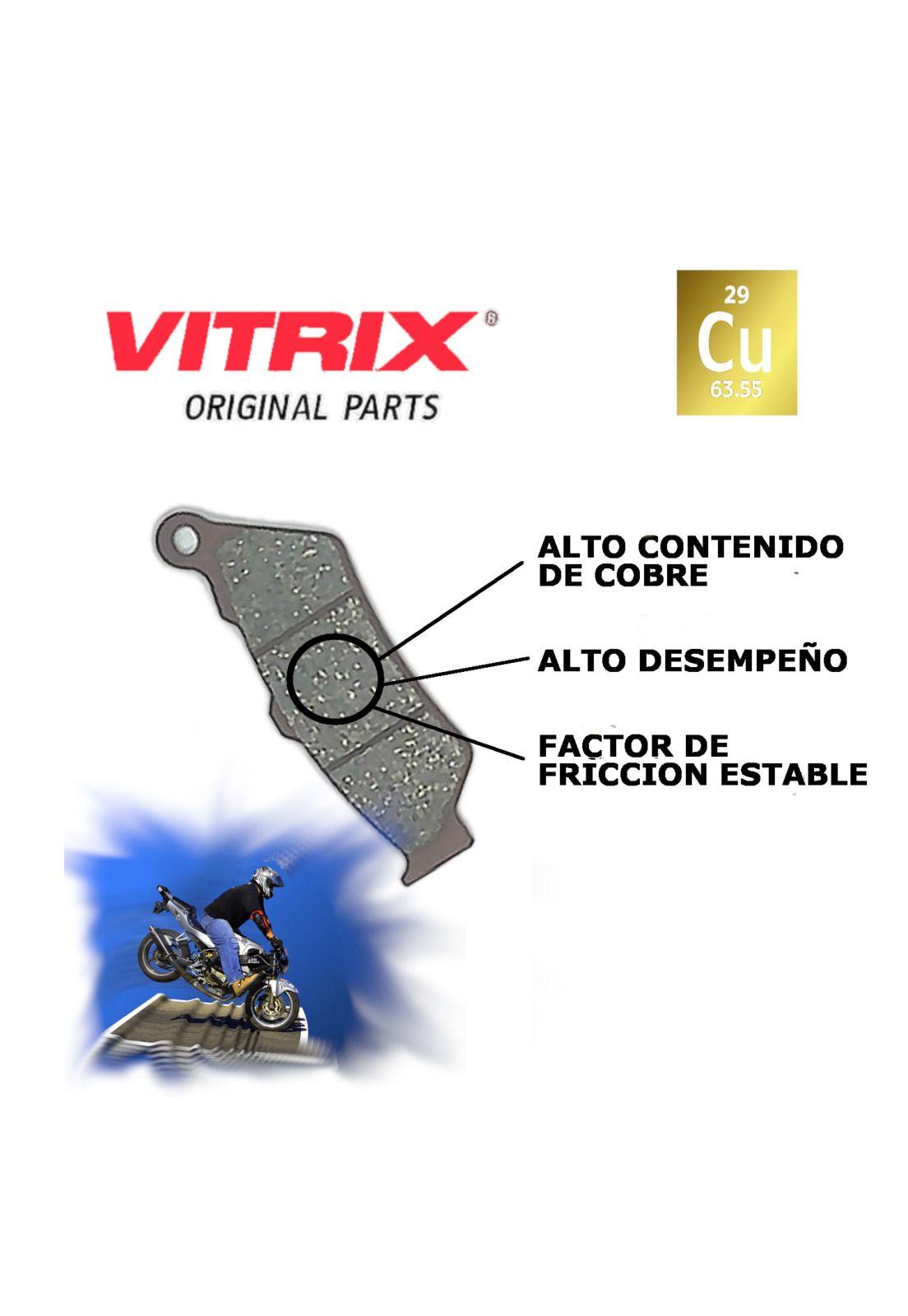 Pastillas DEL (LMP271) FZ16/FZ2.0/FZ3.0/FZ25/Pulsar125 135 150 180 200/RACER250 VITRIX-1