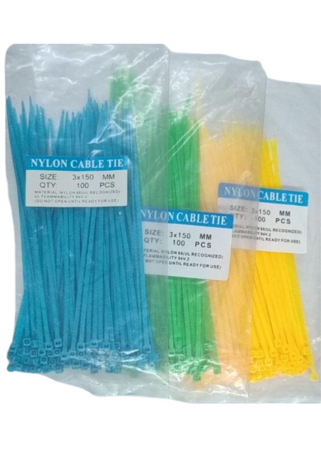 SET DE  AMARRAS PLASTICAS 300 UNIDADES 3X150MM-4