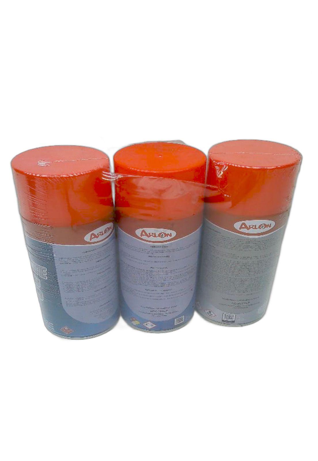 Set Limpieza Silicona 450ml / Limpia Carburador 450ml / Lubricante Multiuso 450ml ARLON-3