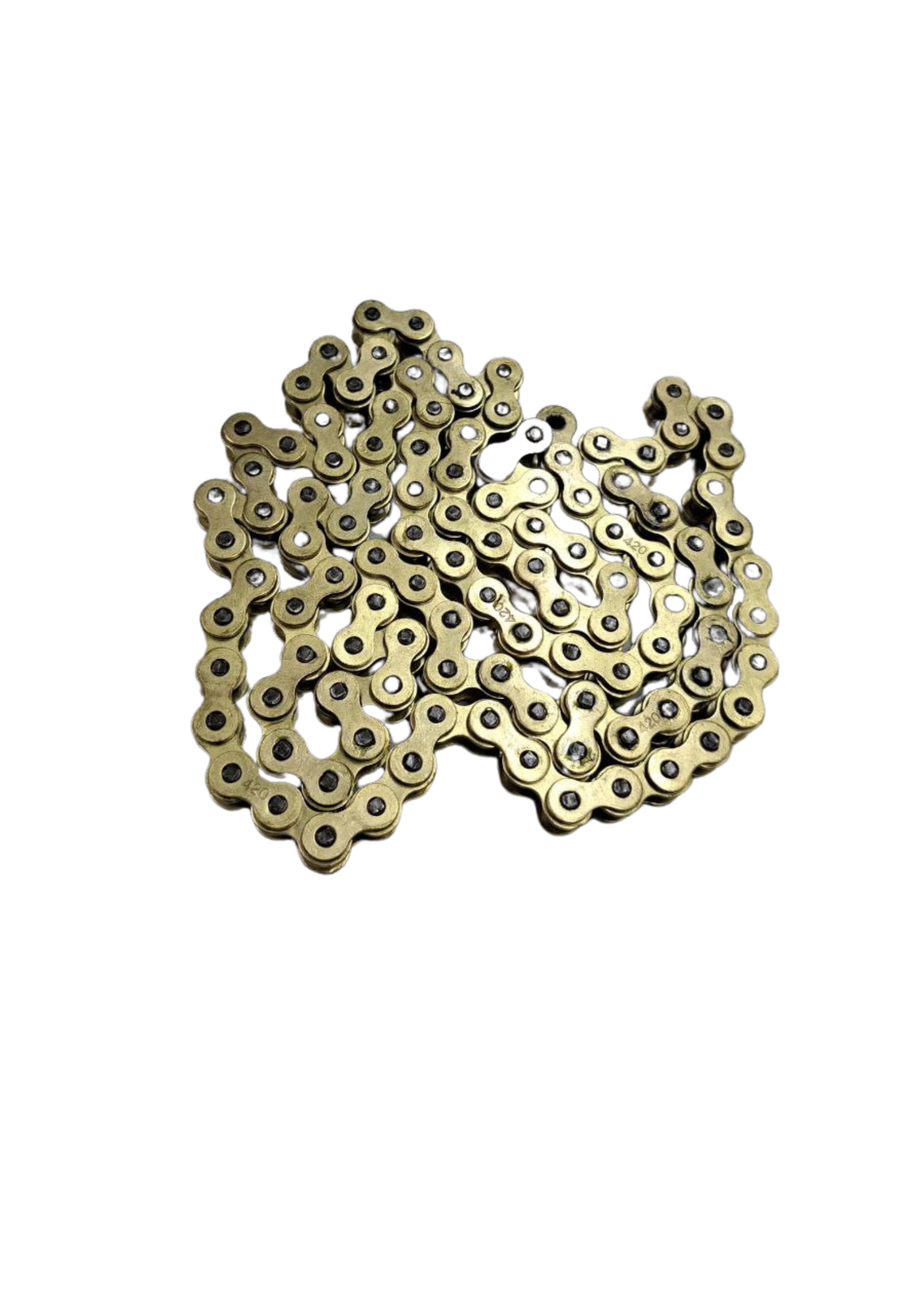 Cadena Dorada De Transmision Para Moto  420-120-4