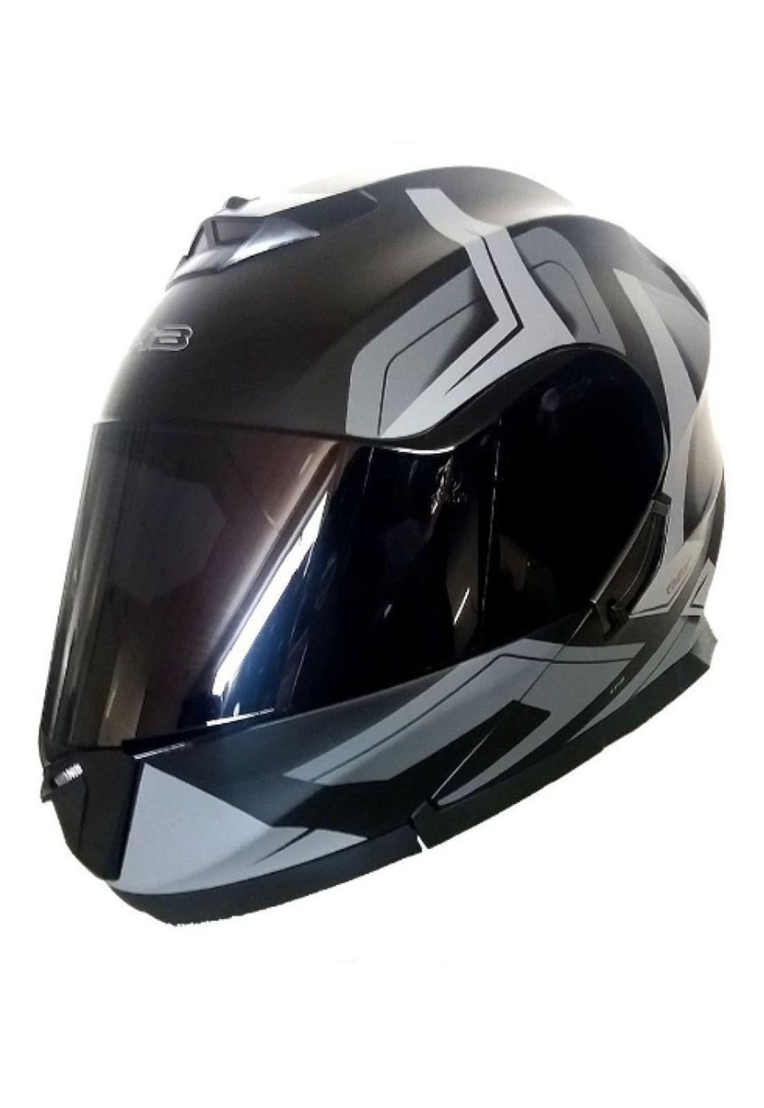 Casco Abatible Ghb 160 Kaffir Mica Tint. Gris Matte-1