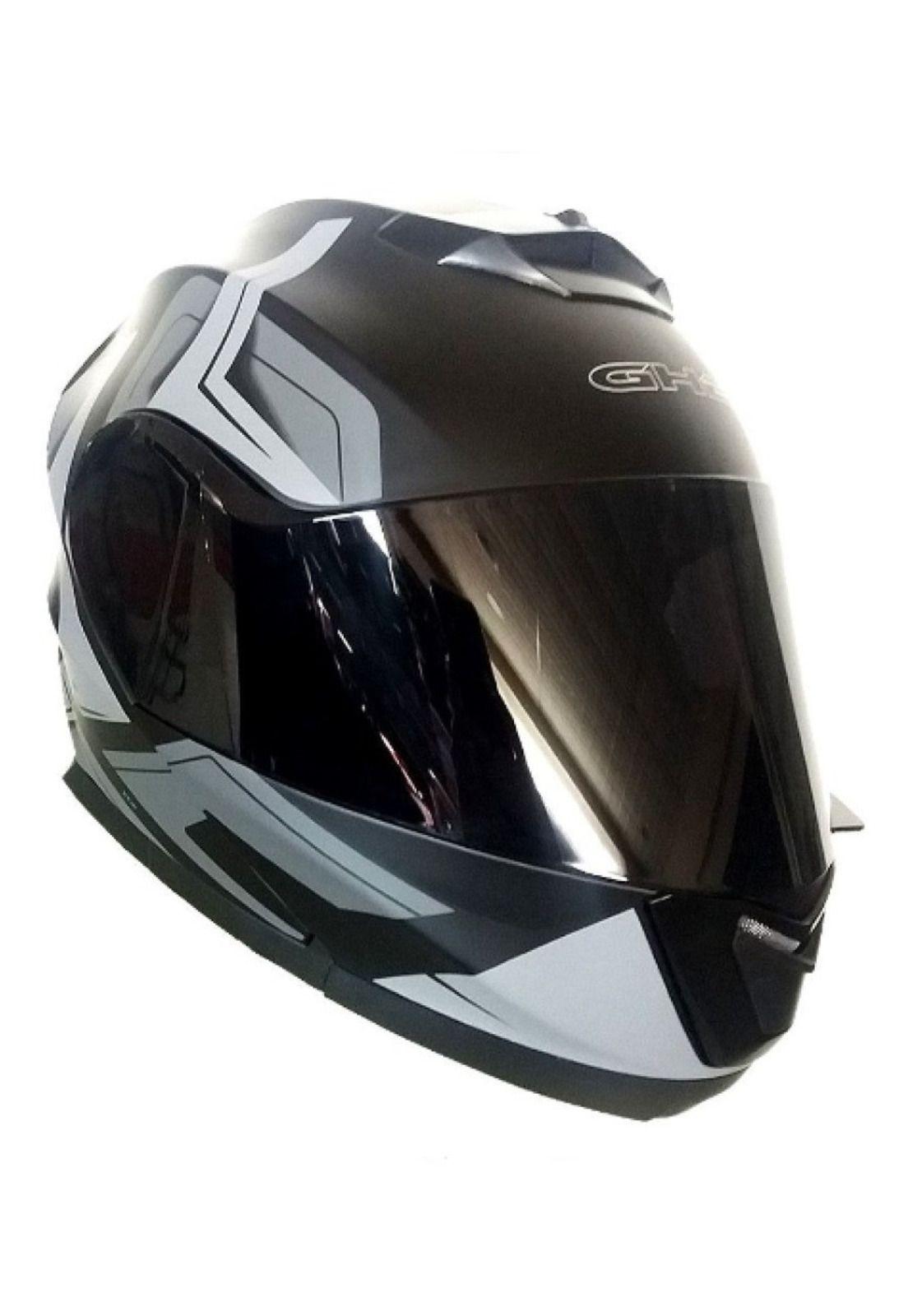 Casco Abatible Ghb 160 Kaffir Mica Tint. Gris Matte-2