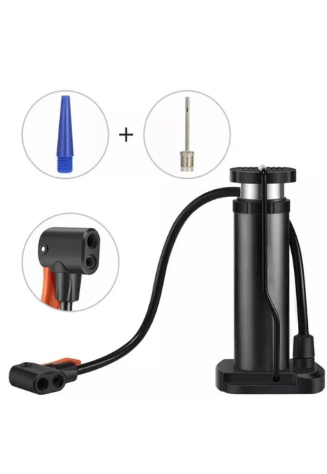 Bombín Inflador De Aire De Pie De Bicicleta + Agua De Inflar-4