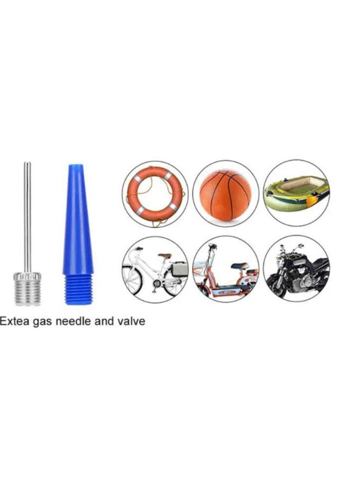 Bombín Inflador De Aire De Pie De Bicicleta + Agua De Inflar-7