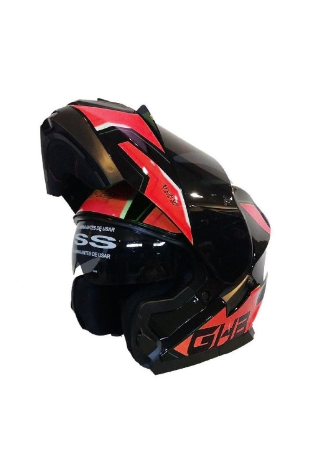 Casco Abatible Ghb 160 Stark Mica Tint. Amarillo Fluor-0