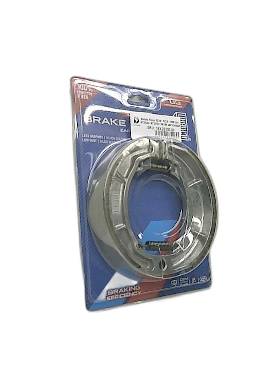 Balata Freno FZ16 / FZ2.0 / YBR125 / XTZ125 / XTZ150 / NK150 JAP ICHIBAN-6