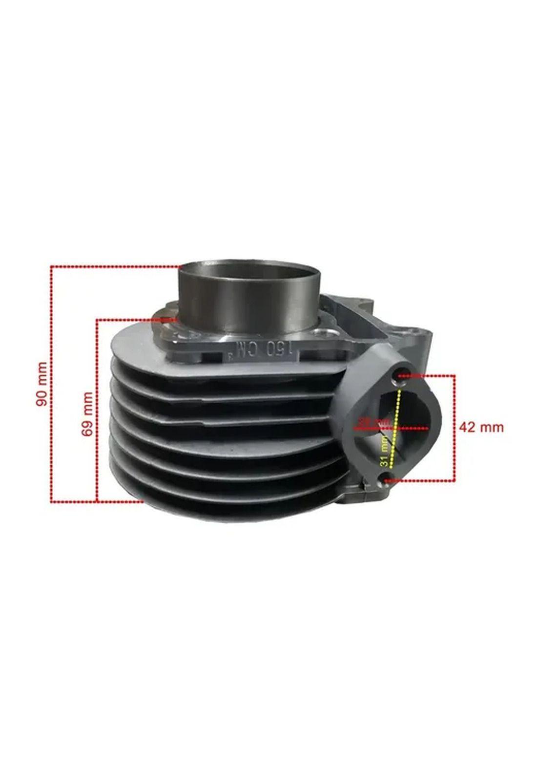 Cilindro Completo Agility City 150 / GY6 150 Chinas 57mm P15 Hyper Series NPC-5