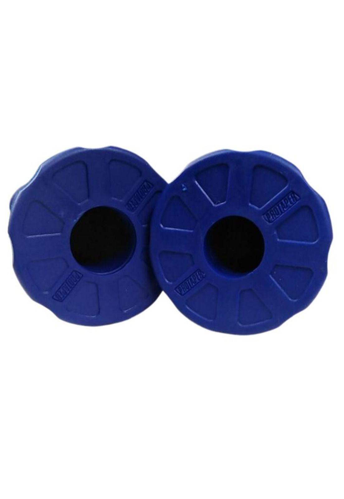 Puño De Goma Azul Para Moto-4