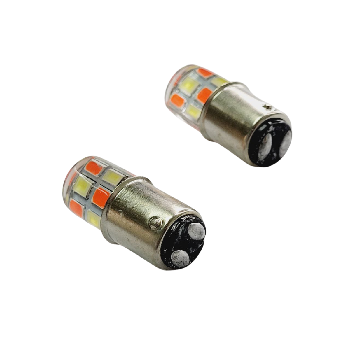 PAR DE AMPOLLETAS LED DOBLE CONTACTO MOTO-2