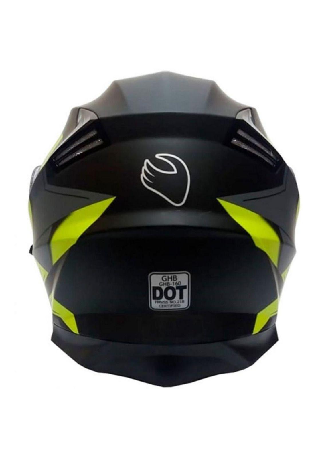 Casco Abatible Moto Ghb 160 Kafir-3