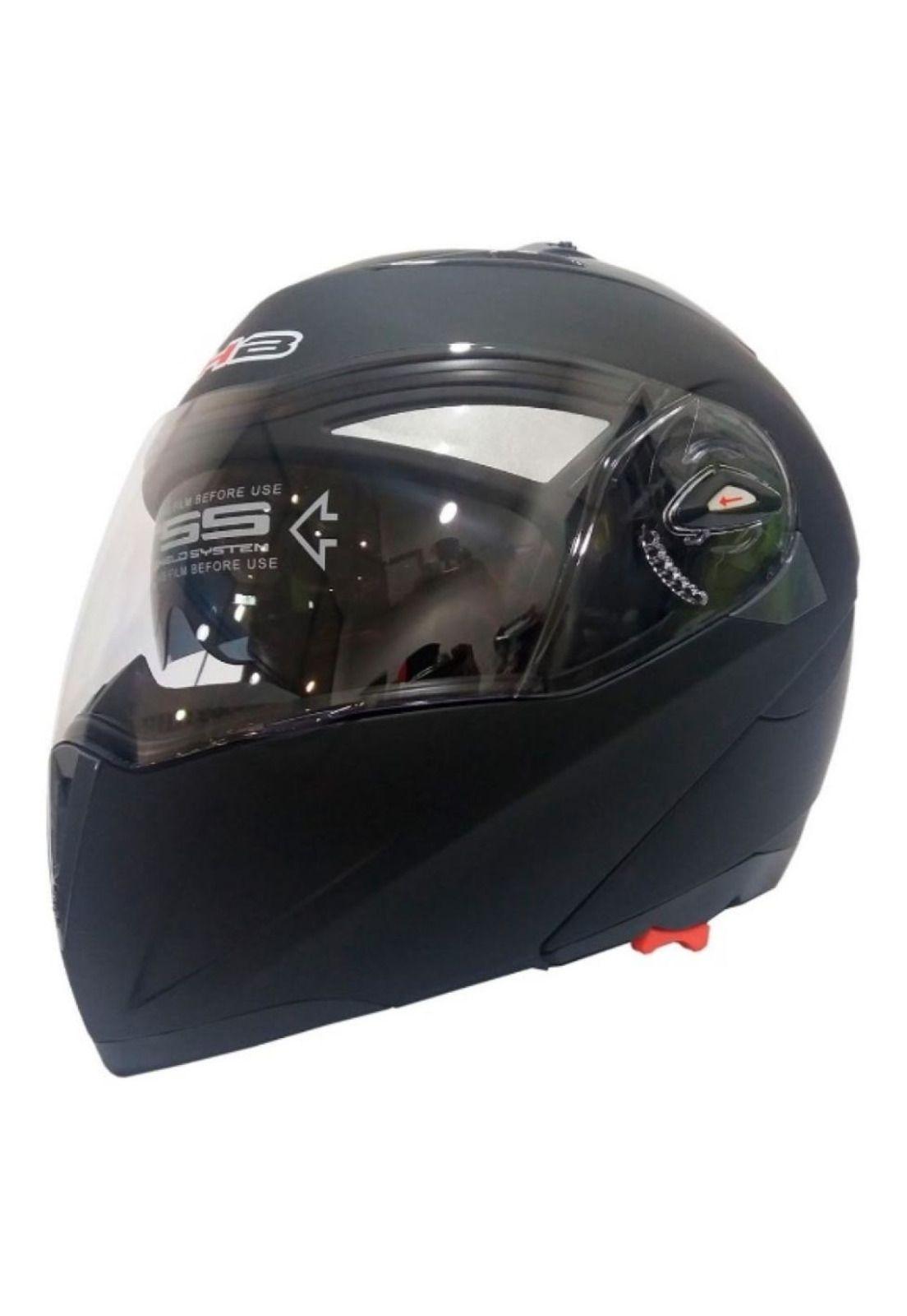 Casco Abatible Ghb 158 Negro Matte-0
