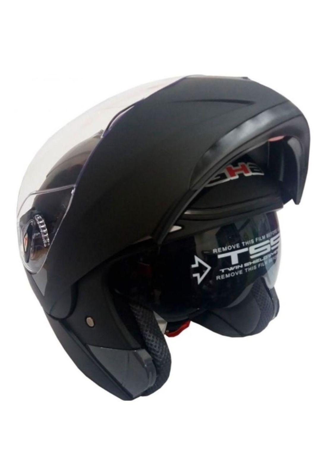 Casco Abatible Ghb 158 Negro Matte-2