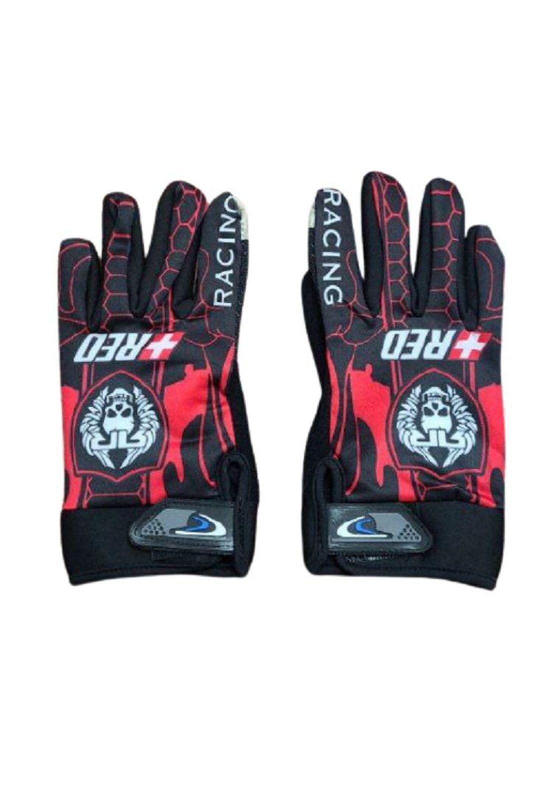 Guantes touch Bicicleta Racing Red-0