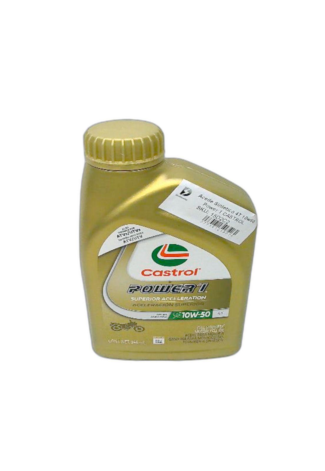 Aceite Sintetico 4T 10w50 Power 1 CASTRO-2