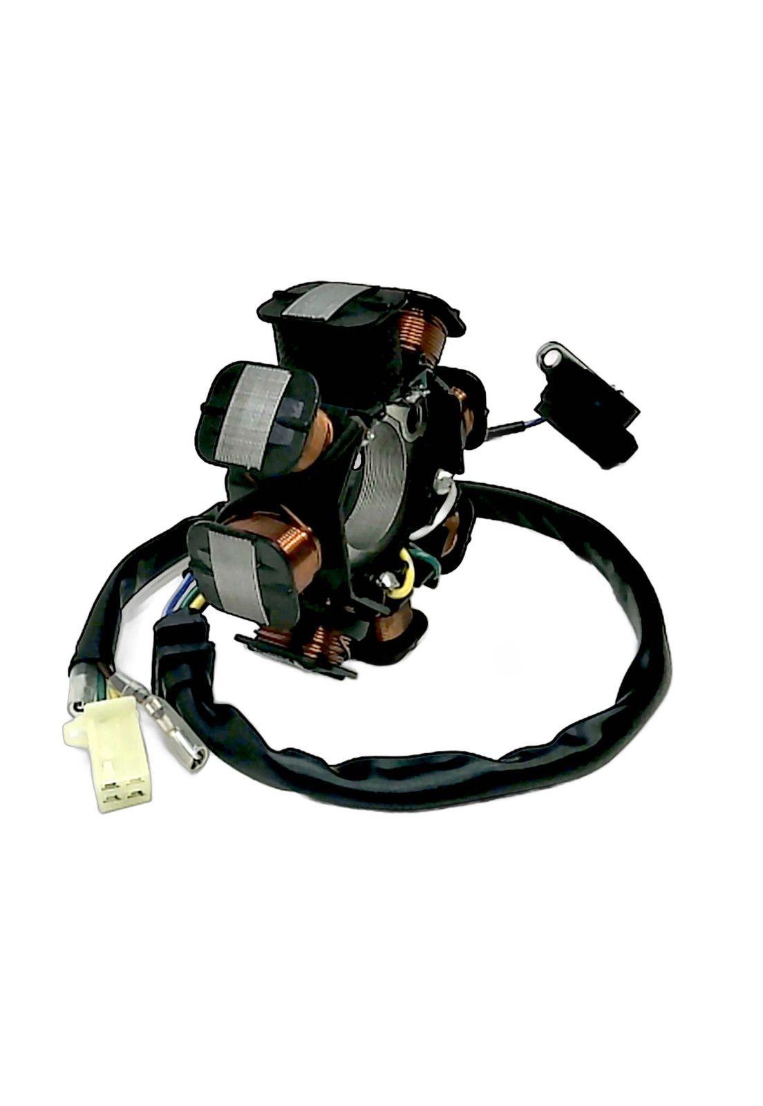 Estator 8 Bobinas 5 Cables Monofasico Scooter GY6 125 150 / Express 100 SEIPRO-7