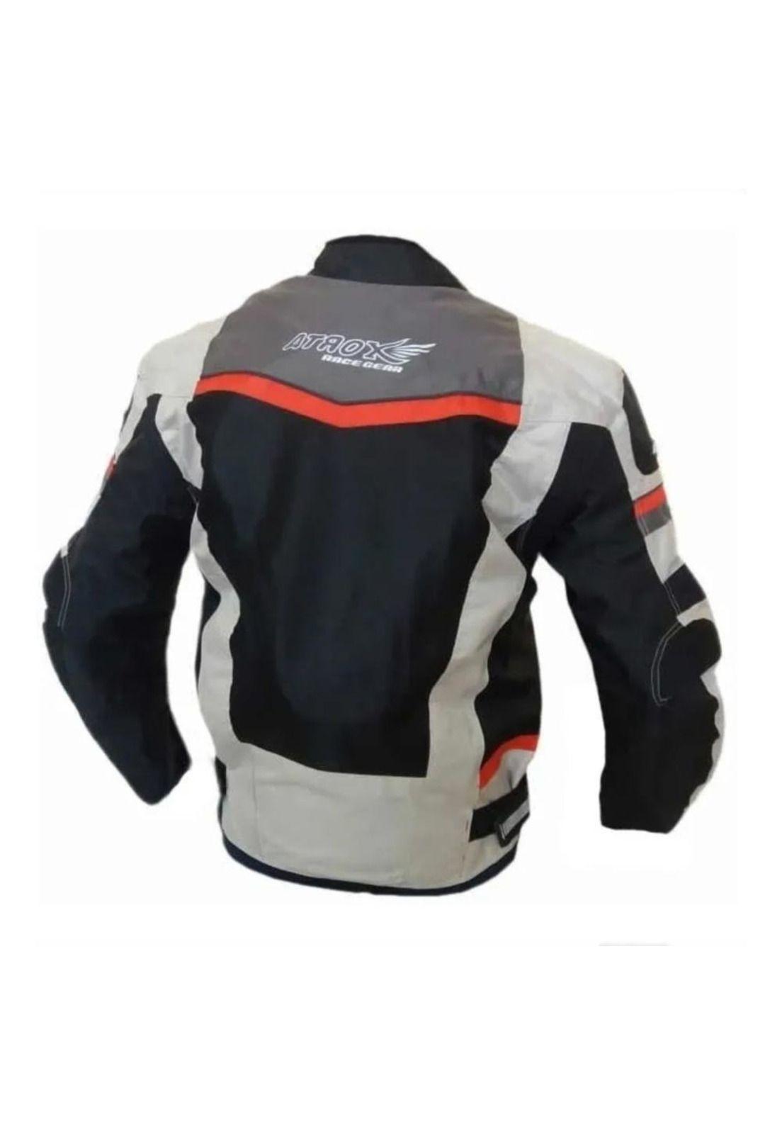 Chaqueta Moto Atrox At2308 Verano Negra/gris/roja-2