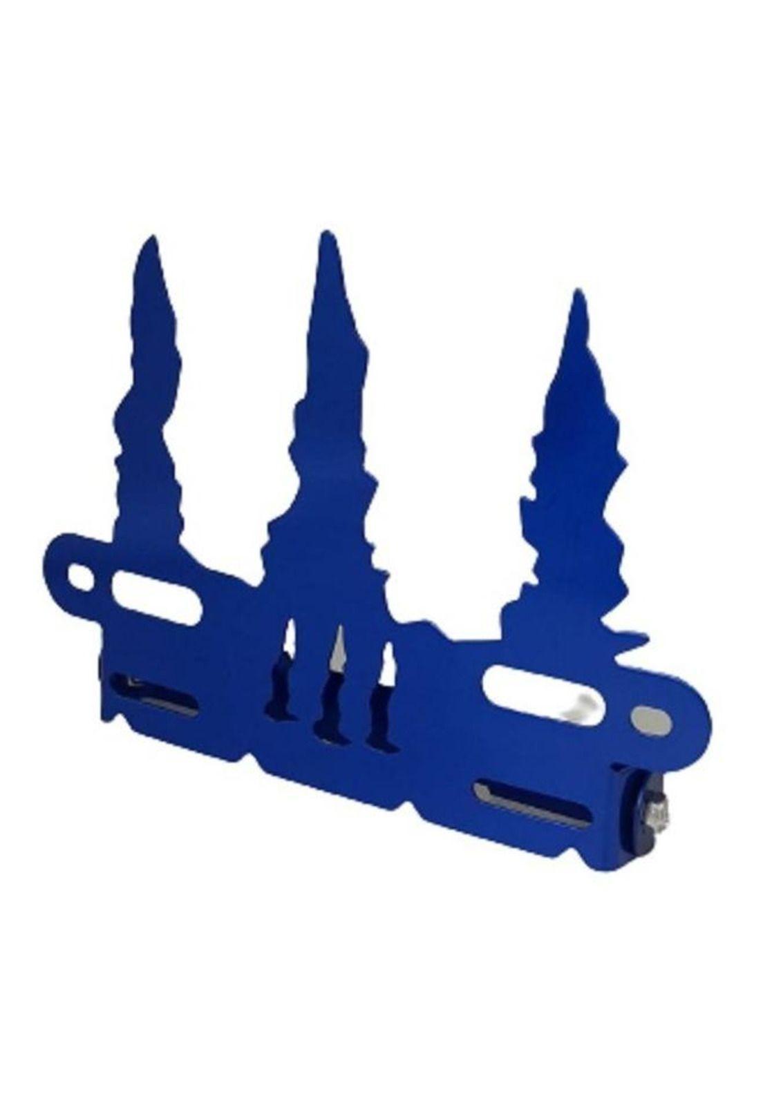 Porta Patente Ajustable Universal Para Moto Azul-1